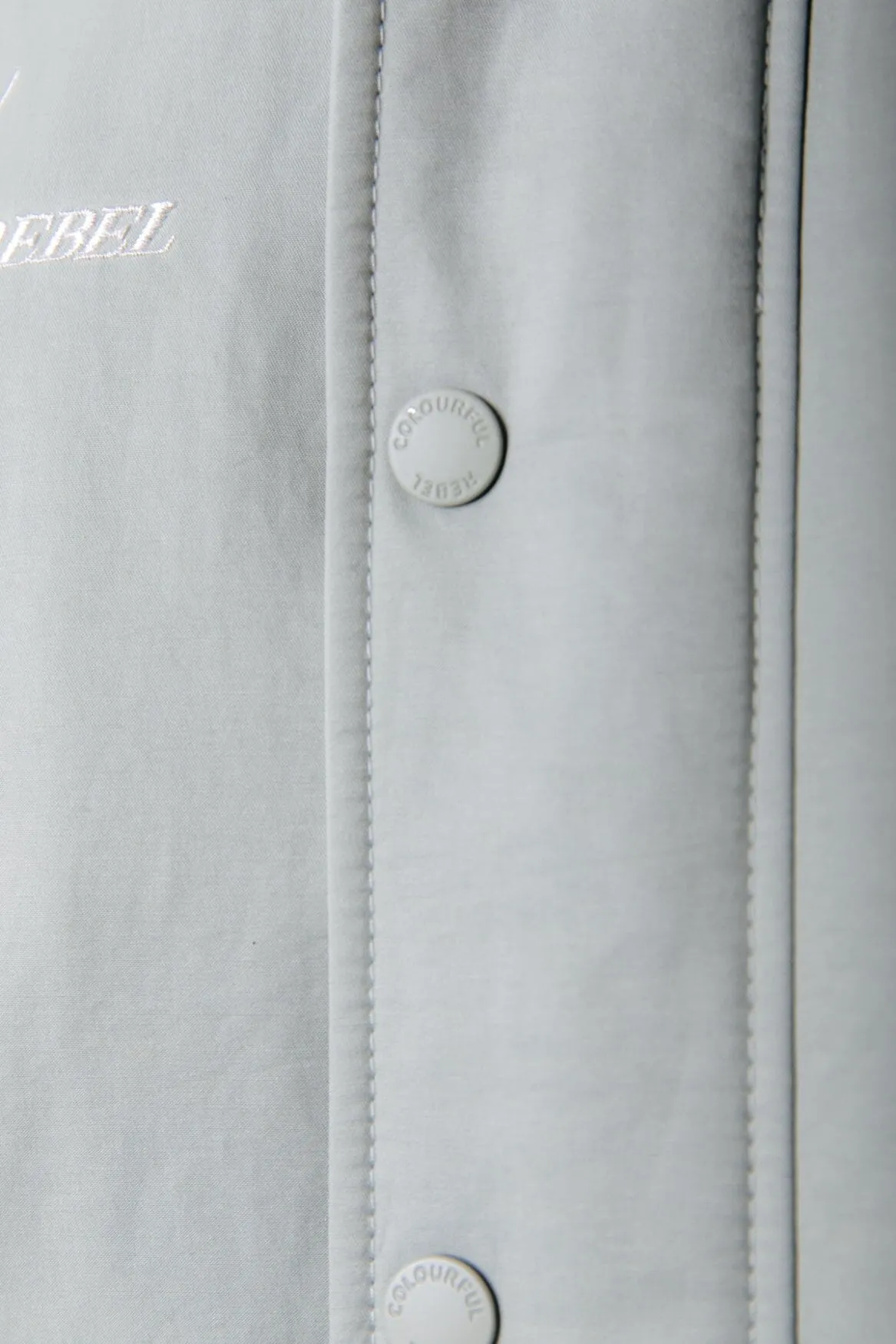 Asher Patch Baseball Bomber | Light mint