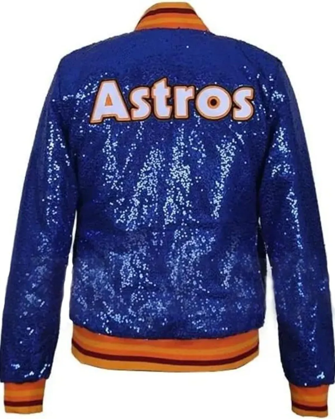 Astros Sequin Glitter Bomber Jacket | Women and Men Jacket