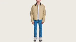 Baby Twill Cord Collar Bomber Jacket
