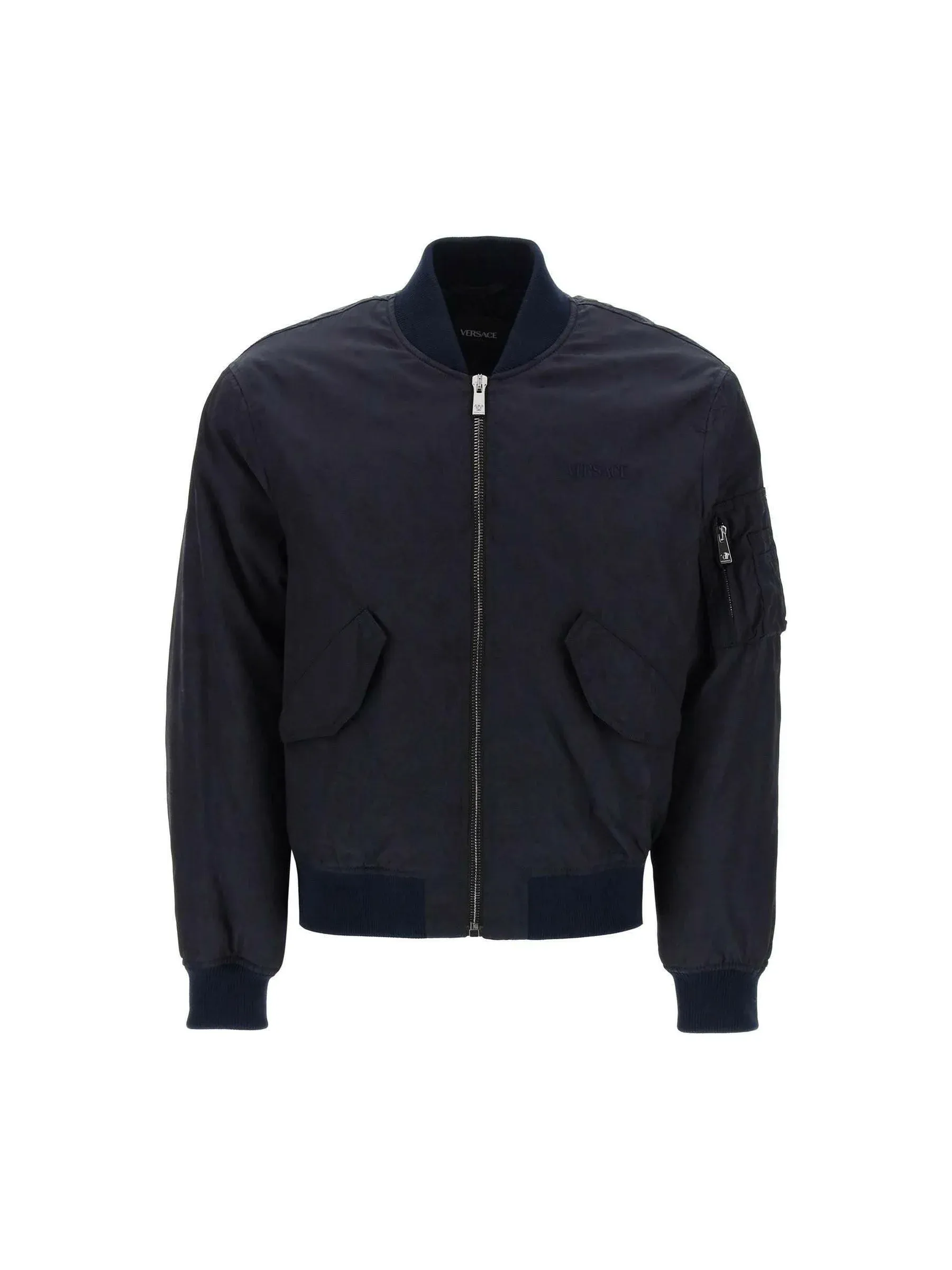 Barocco Pattern Bomber Jacket