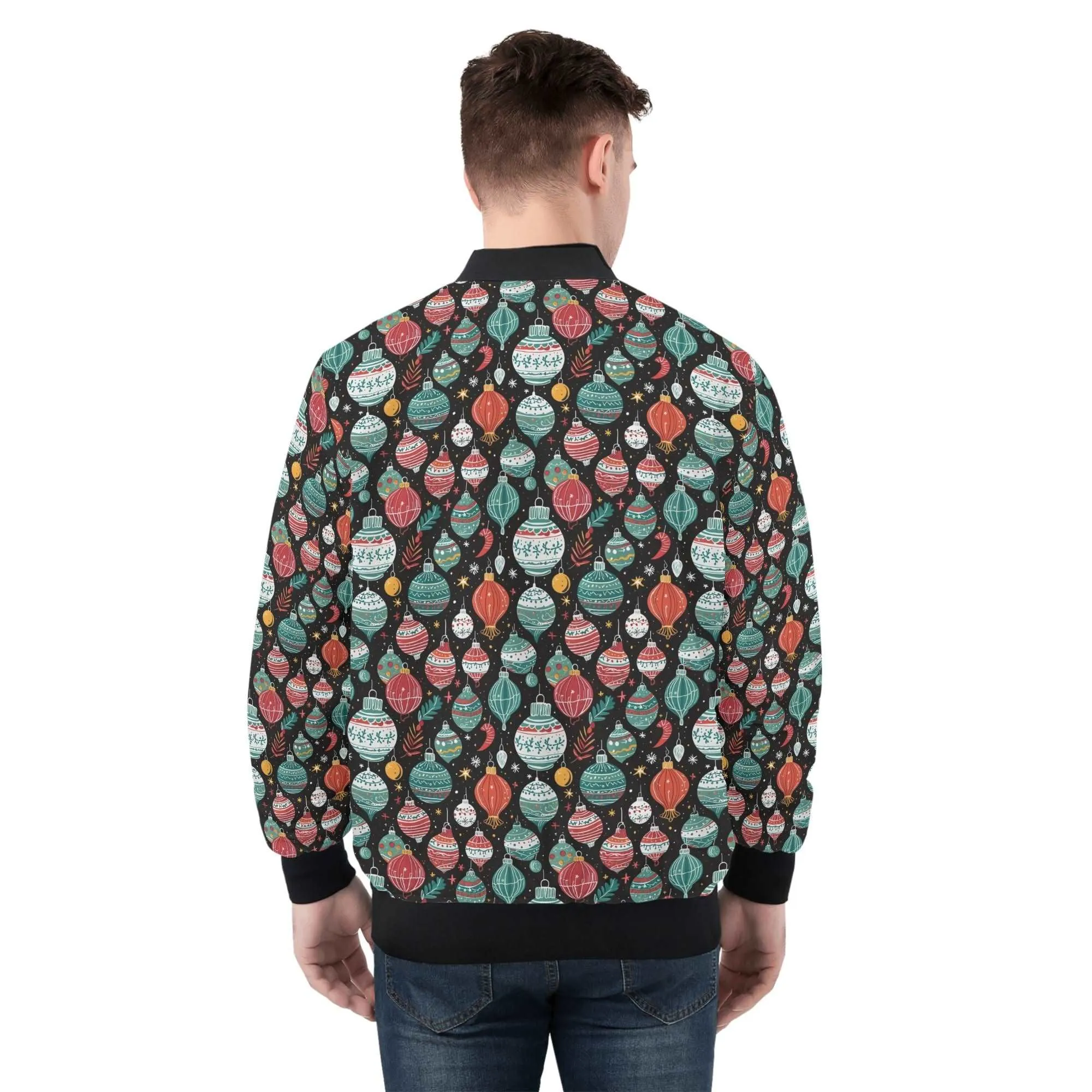 Big Ornament Unisex Zip Up Track Jacket