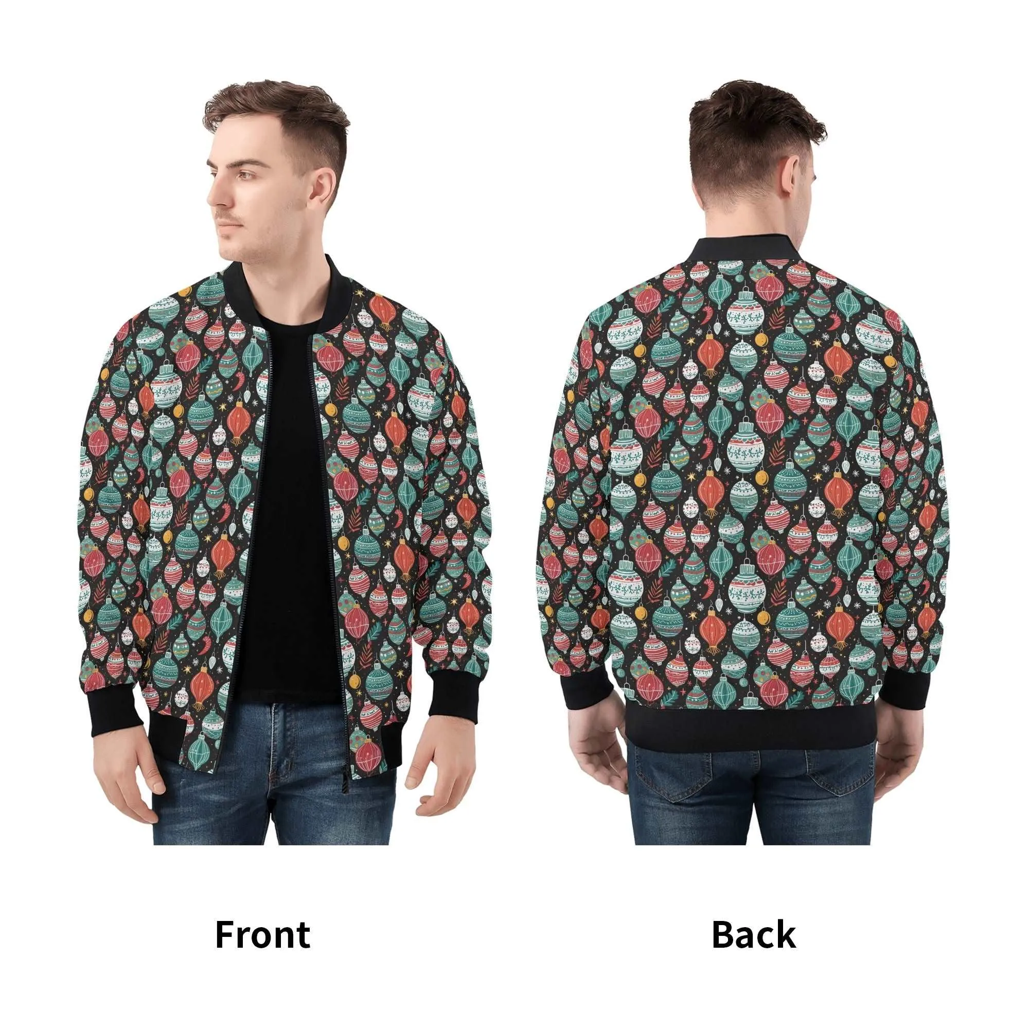 Big Ornament Unisex Zip Up Track Jacket