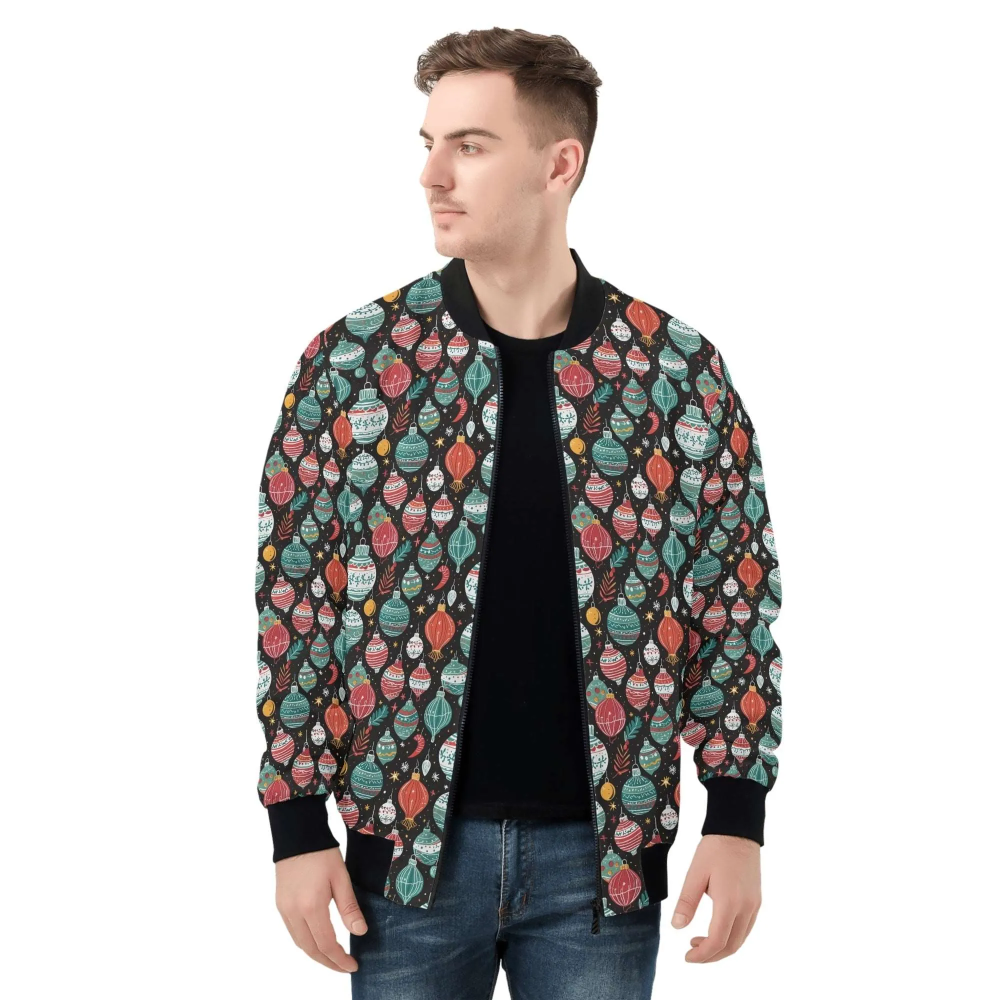 Big Ornament Unisex Zip Up Track Jacket