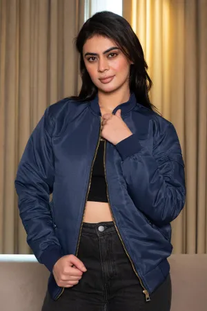 Blue Bomber Jacket - W