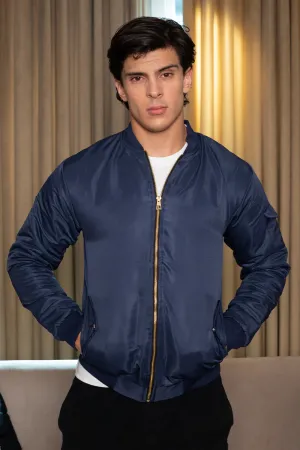 Blue Bomber Jacket