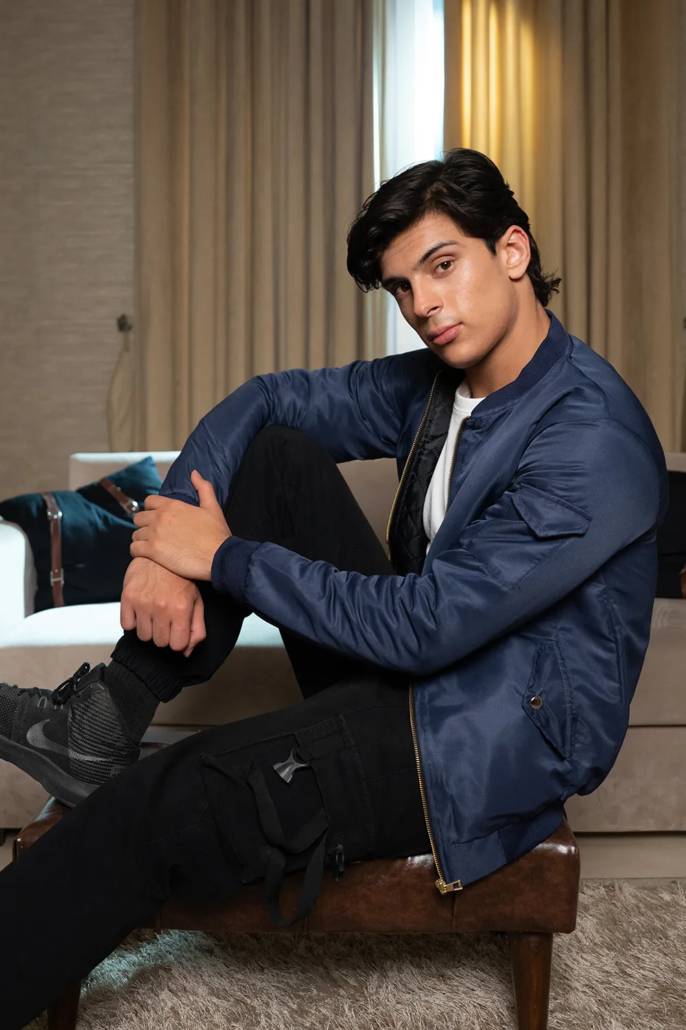 Blue Bomber Jacket