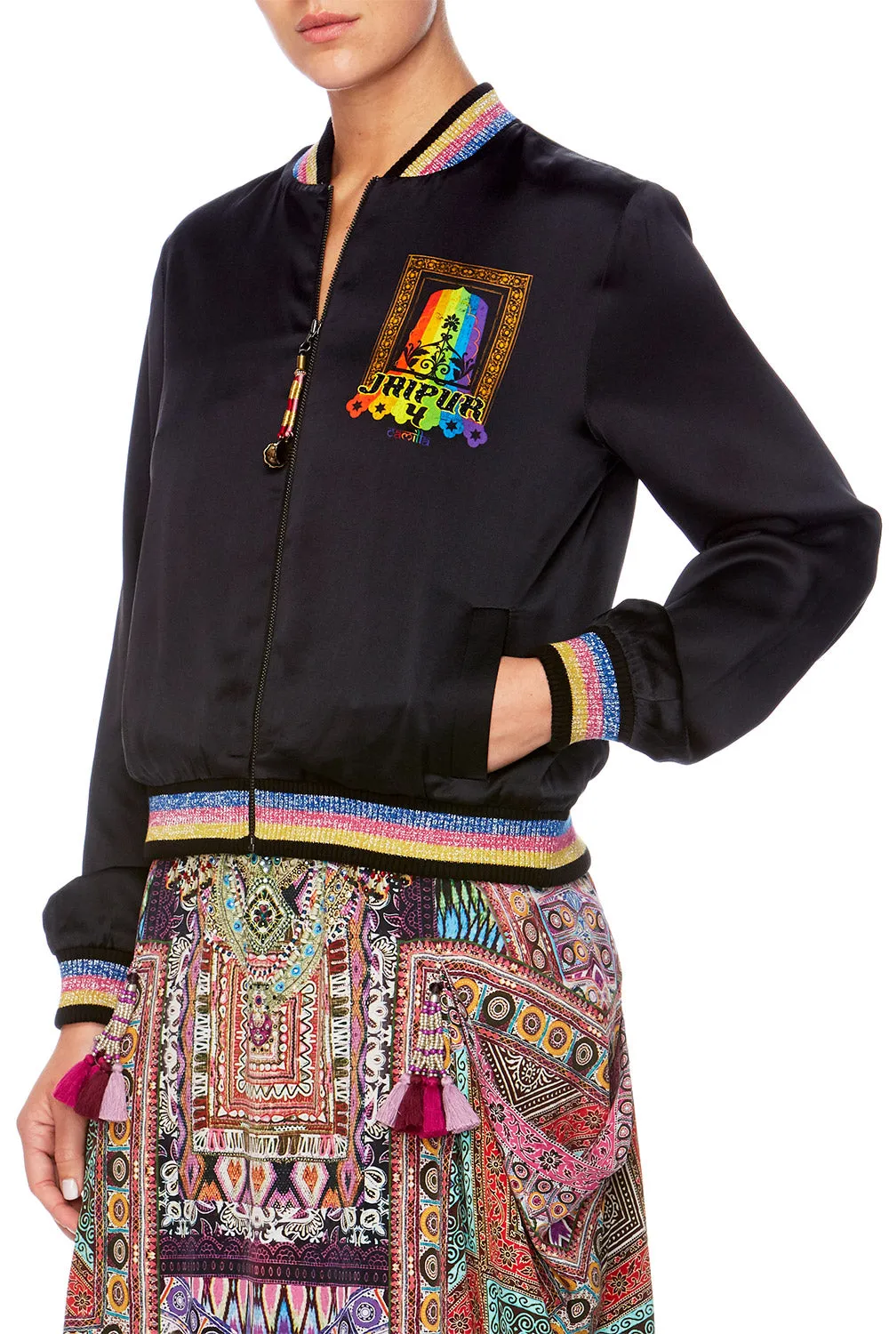 BOMBER JACKET BLACK