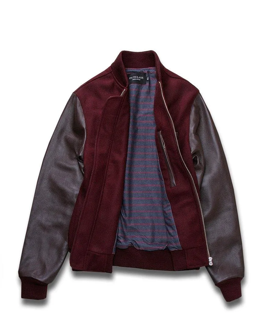 Bomber Jacket Maroon