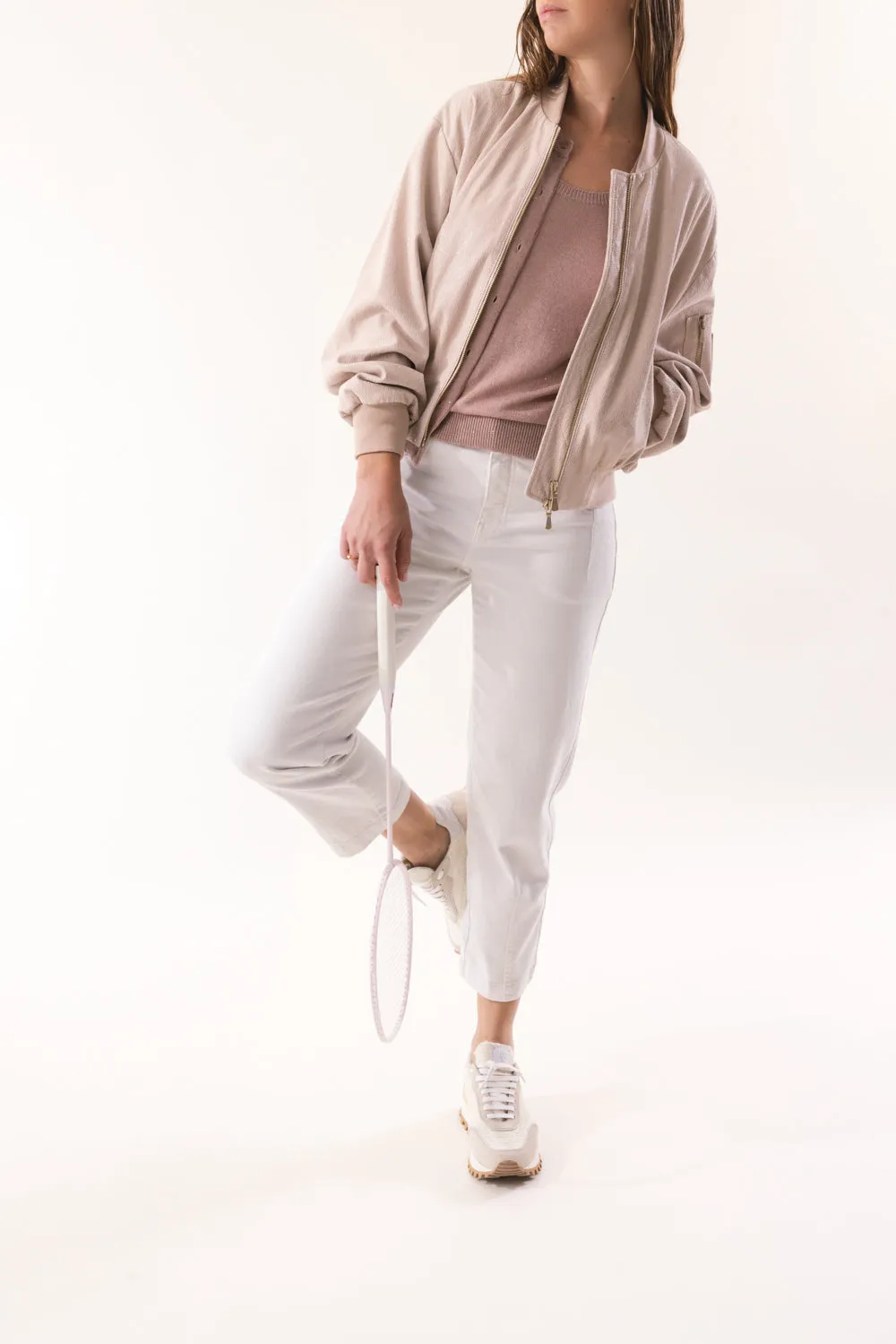 Bomber Jacket - Nude