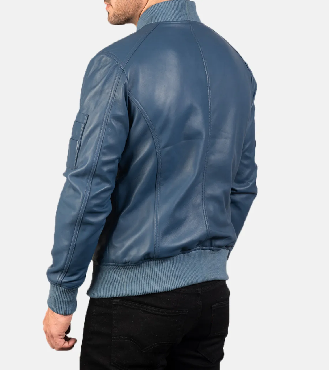 Bouvet Men's Leather Bomber Jacket