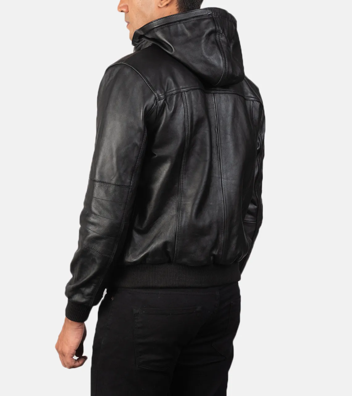 Caillou Men's Leather Bomber Jacket