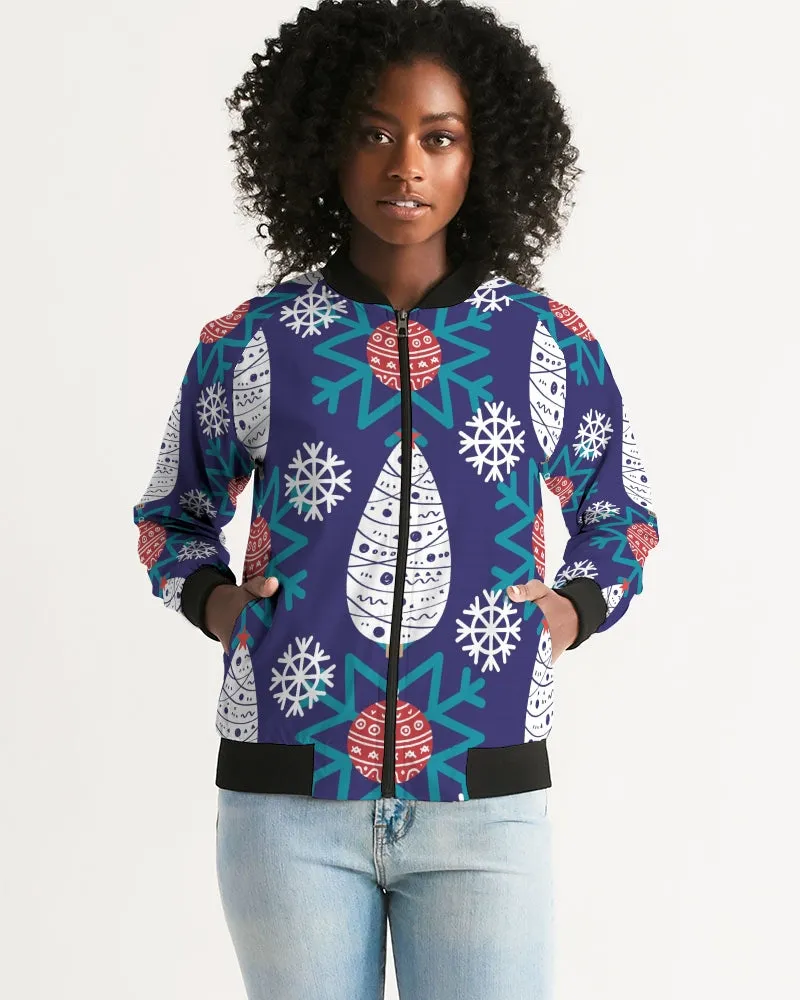 Christmas Tree Women's Bomber Jacket
