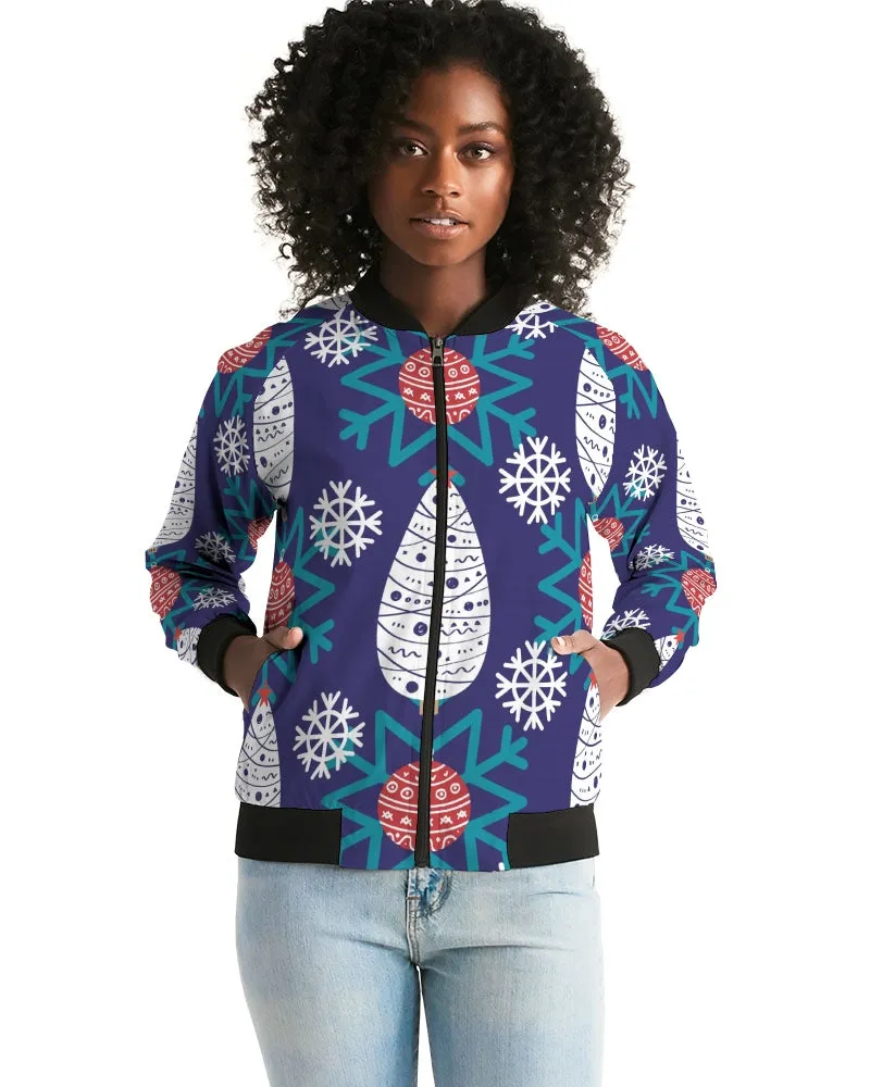 Christmas Tree Women's Bomber Jacket