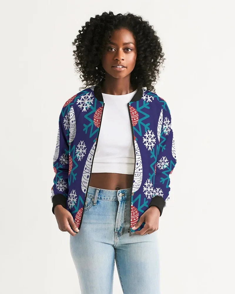 Christmas Tree Women's Bomber Jacket