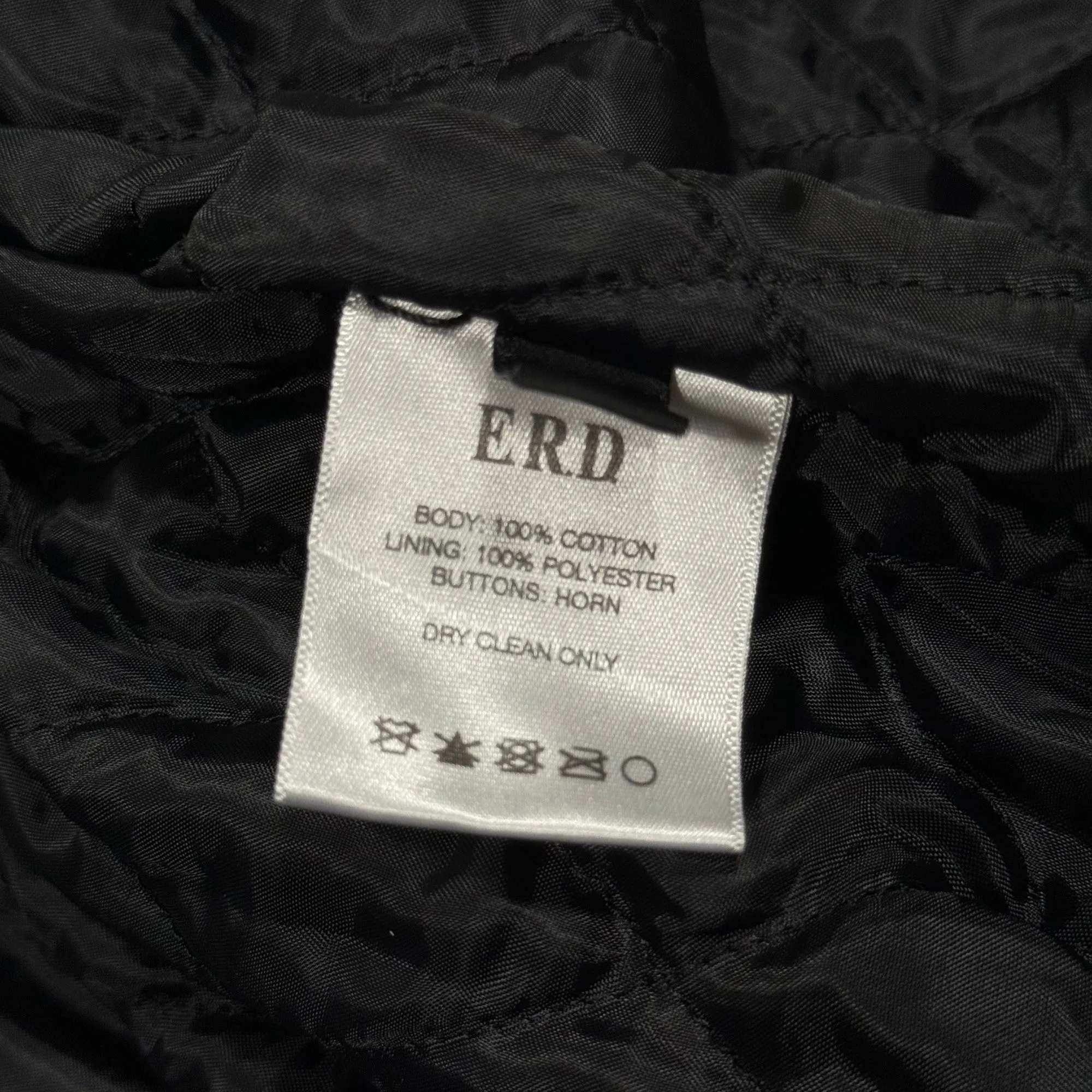 E.R.D. Embroidered Corduroy Barbara Bomber Jacket