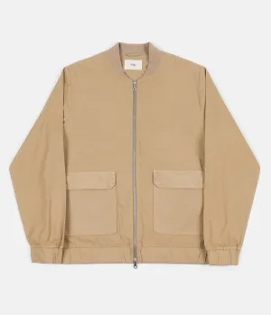 Folk Utility Bomber Jacket - Sand