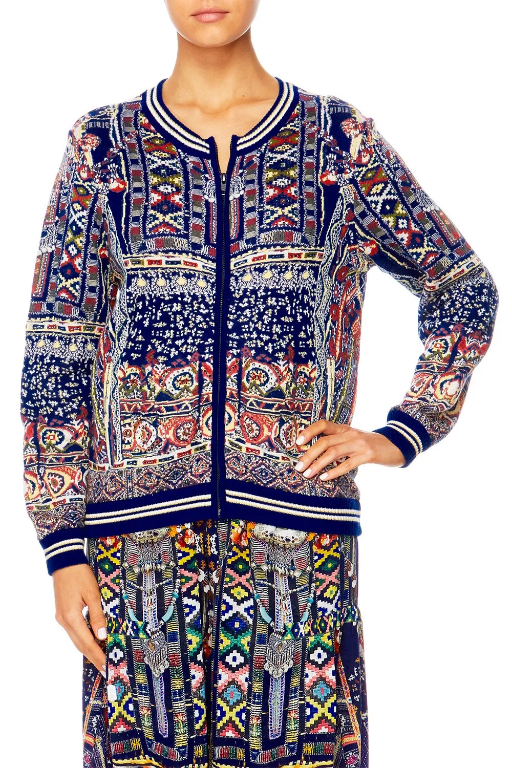 JACQUARD BOMBER WHERE YOU'LL FIND ME