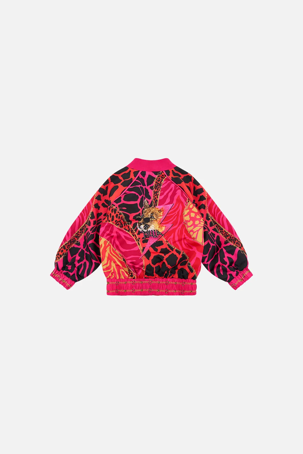 KIDS BOMBER JACKET 4-10 ALWAYS CHANGE YOUR SPOTS