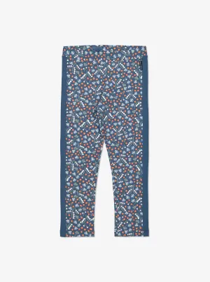 Kids Floral Print Organic Leggings