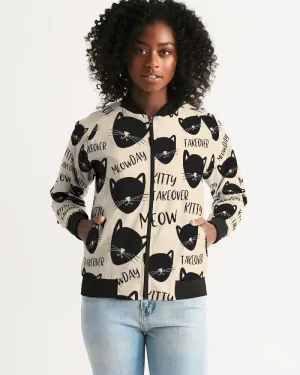 Kitty Takeover Women's Bomber Jacket