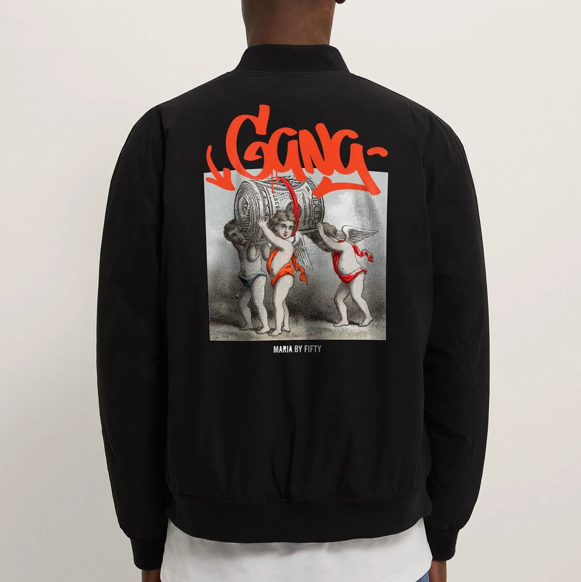 Maria by fifty BOMBER GANG Jacket (Black)