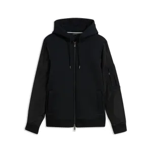 Men Mmb-Easter-Ls Zip Through Hooded Bomber - Black
