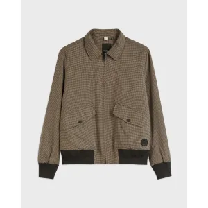 Men Mmo-Xtreme-Puppytooth Bomber - Lt-Brown