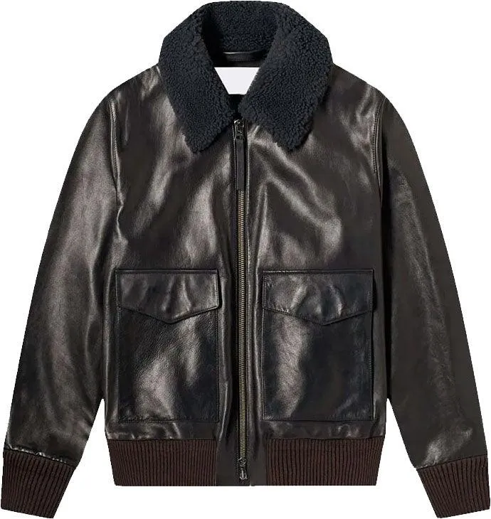 Men’s Bomber Leather Jacket