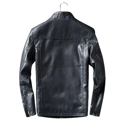 Mens Marley Genuine Lambskin Leather Bomber Jacket