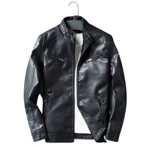 Mens Marley Genuine Lambskin Leather Bomber Jacket