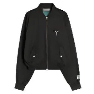 Mens Reese Cooper Ripstop Bomber Jacket In Black