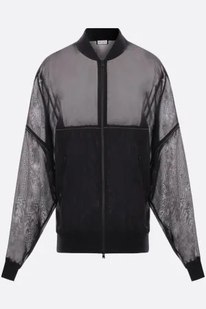 Monili Organza Bomber Jacket