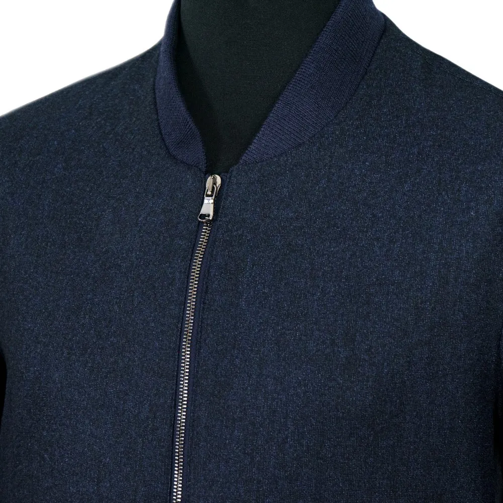 Navy Loro Piana Bomber Jacket