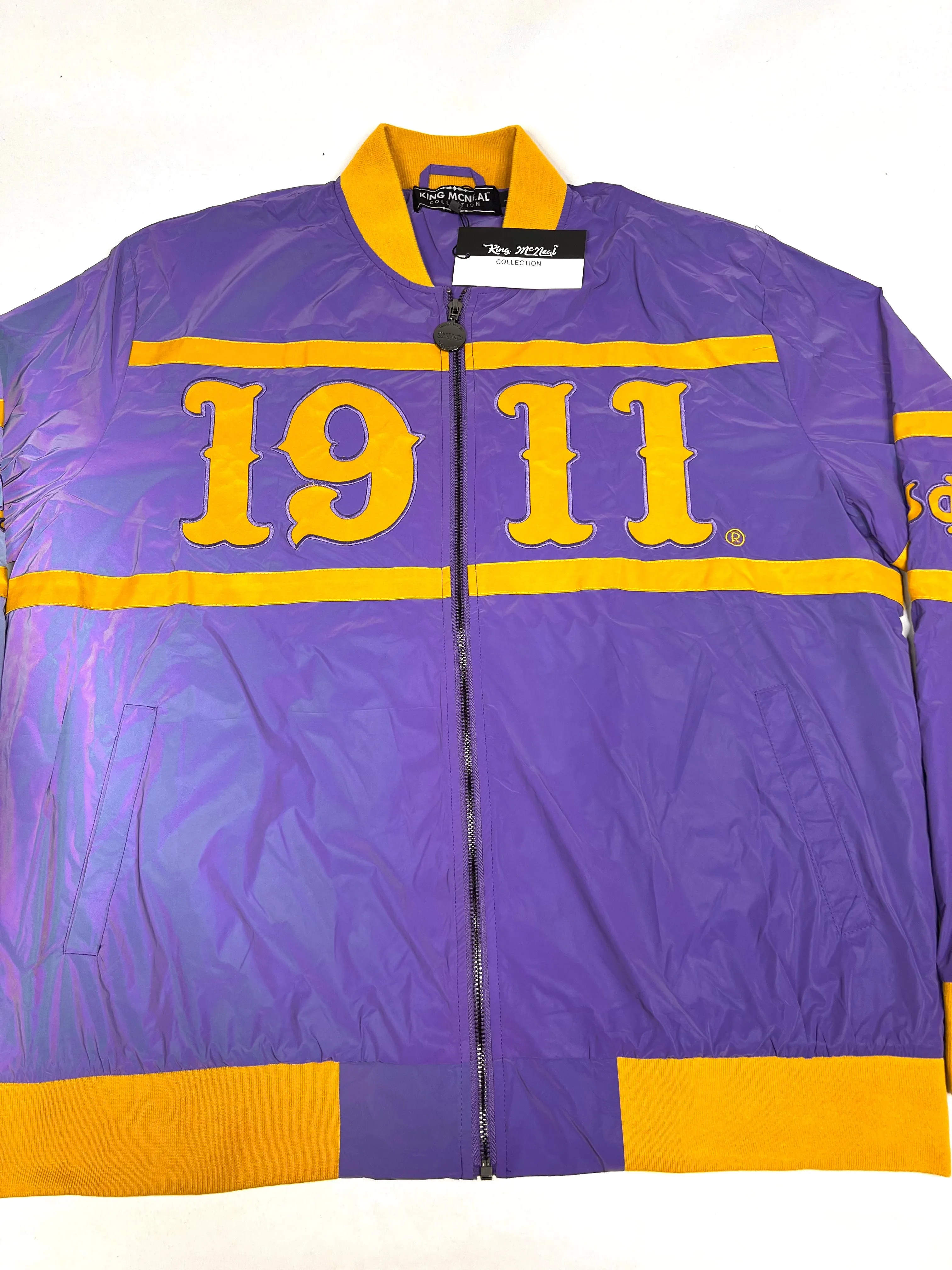 Omega Purple 3M Reflective Bomber Jacket