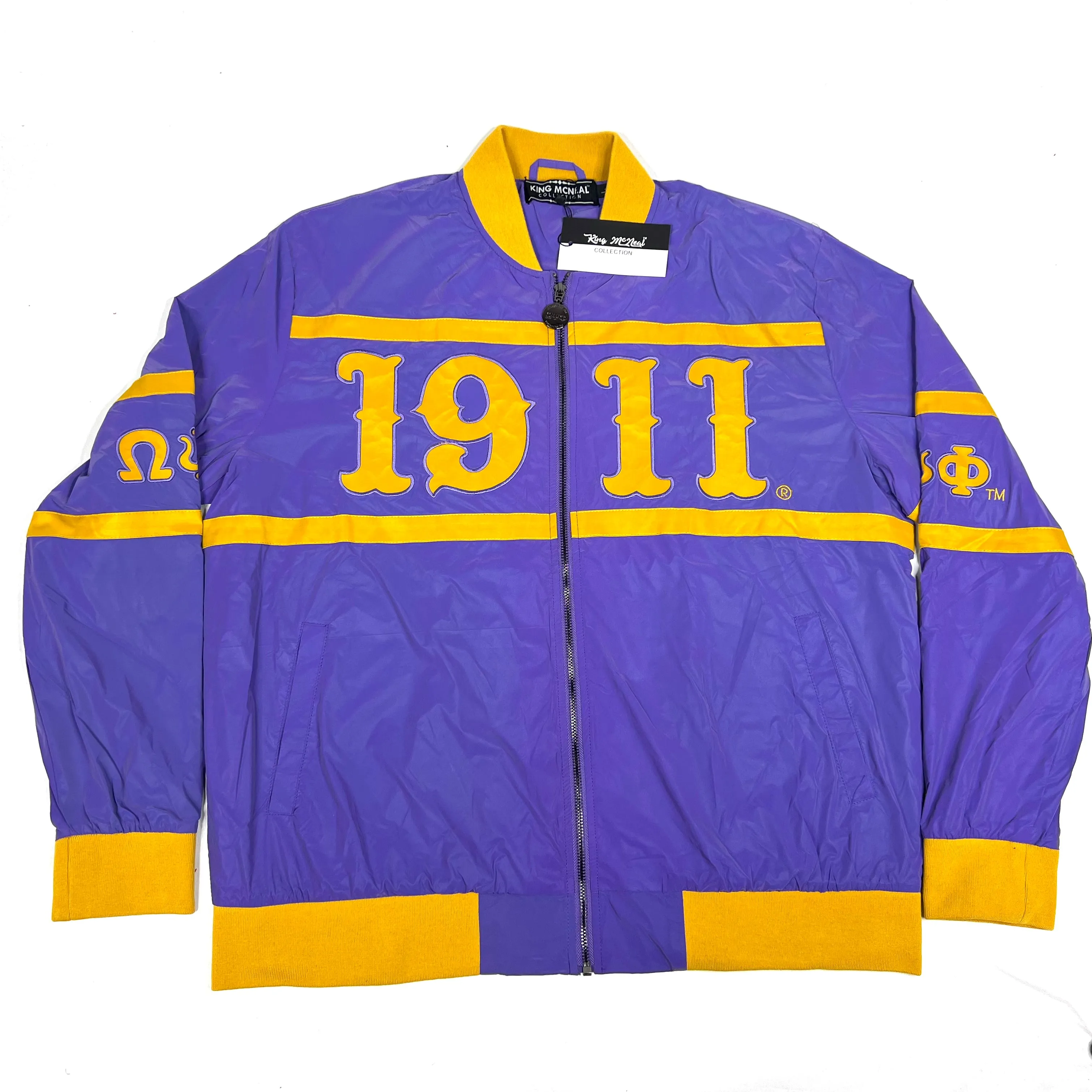 Omega Purple 3M Reflective Bomber Jacket