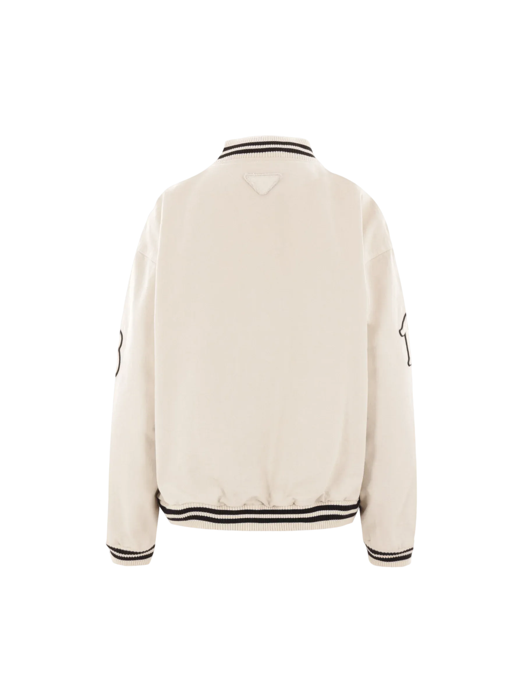 Oversize Bomber Jacket in Canvas