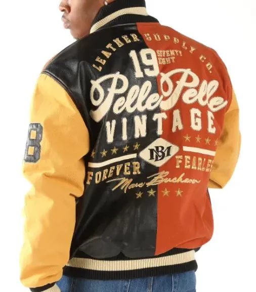 Pelle Pelle Forever Fearless Bomber Leather Jacket