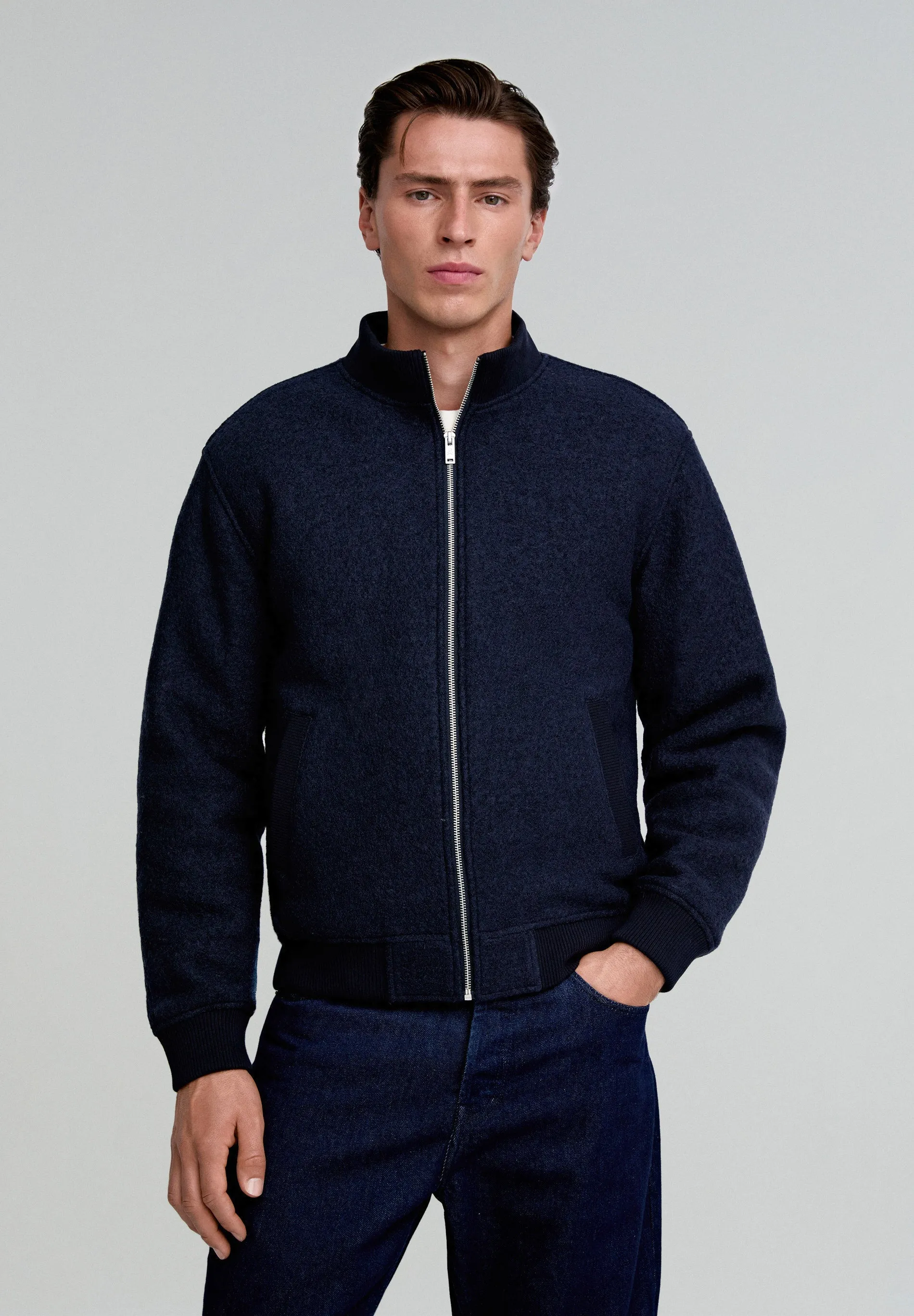 WOOL BOMBER JACKET