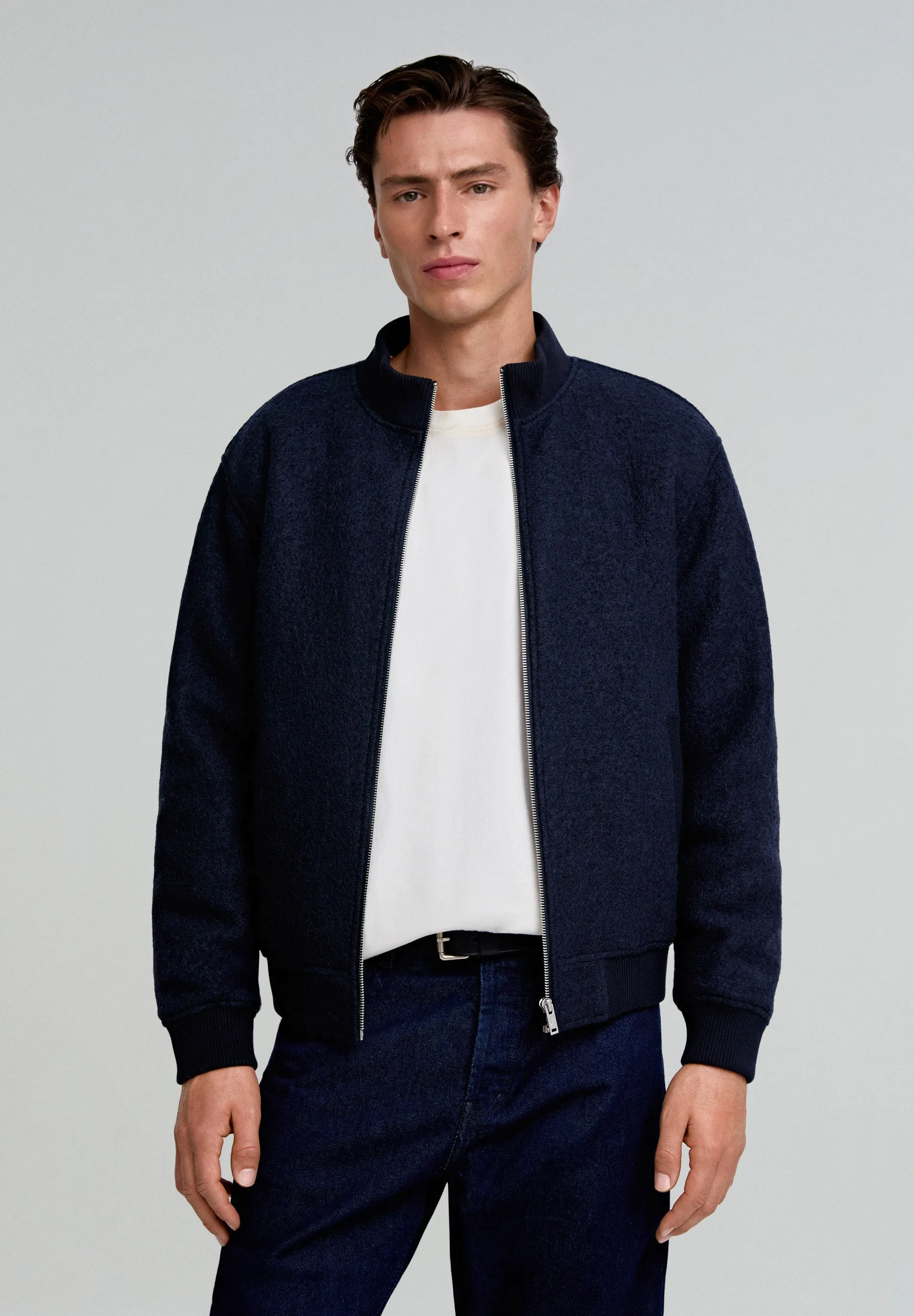 WOOL BOMBER JACKET