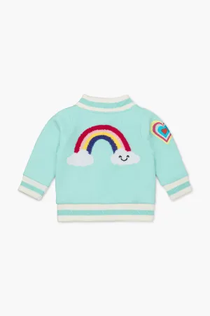 Zip Bomber Jacket_Paris Hilton Happy Rainbows